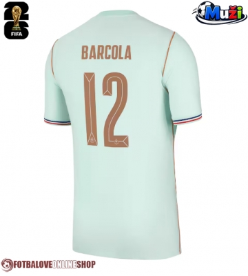 Francie Bradley Barcola #12 Venkovní Dres MS 2026 Krátkým Rukávem